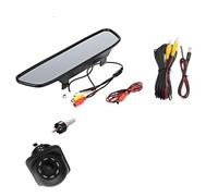 Radar Recul Voiture Capteur Système de stationnement de voiture Visible radars de recul 4 système vidéo noir HD CCD moniteur de voiture miroir caméra de recul Parktronic