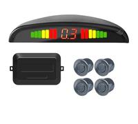 Radar recul Voiture Kit de capteurs de stationnement Voiture 4 capteurs 22 mm Affichage rétroéclairé Moniteur Radar de recul 12 V Capteur Radar recul