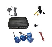 Radar recul Voiture Kit Détecteur De Stationnement Vidéo avec Détecteur De Recul De Voiture Radar De Recul Auxiliaire Moniteur De Voiture Alarme Sonore Sirène Capteur Radar recul