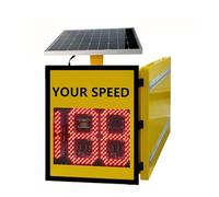 Radar solaire de limitation de vitesse, panneau d'avertissement de circulation, panneaux, for la signalisation routière et de rue(Solarenergy)