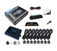 Radars de recul sonore avant arrière avec écran LED VEGA® Marque Française 8 capteurs blancs