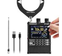 Raddy DP-666 Radio DSP Full Band TEF6686, Professionnel AM/FM/LW/MW/SW RDS, écran tactile 2,8" + stylet, batterie 5000mAh, antennes télescopique et donut, firmware upgradable, portable pour passionnés