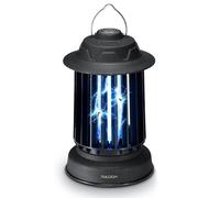 Raddy MZ-1 Piège à moustiques électrique extérieur Piège à Mouches Anti-Insectes avec autonettoyant 24 Heures Batterie Rechargeable 1200 mAh Lumière de Flamme pour terrasse Camping Jardin Ferme