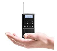 Raddy RD23 Radio Numérique Portable Dab/Dab+ avec Bluetooth, 110 Stations Préréglées, Radio FM, Rechargeable Via USB-C, Radio de Poche avec Écran Clair pour Maison & Voyage (Noir)