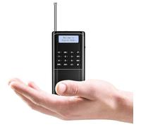 Raddy Rd23 Radio Portable Dab+ Fm Bt Usb Fonction Horloge Minuteur Fonctionne Sur Piles (Argent)