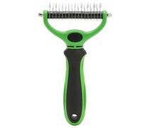 Rade Support Pet à Double Face - Outil d'excrétion et de démonstration, élimine la Fourrure et Les nœuds en Vrac, Les Lames arrondies sûres pour Un Massage Doux, Le toilettage