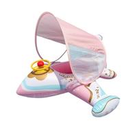 Radeau de Piscine d'avion - Lit Gonflable pour avec auvent Parasol, Jouet Aquatique Confortable pour Anneau de Natation pour Jeux en Plein air | Piscine Plage Lac Fun PE