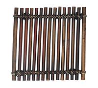 Radeau de service à thé, plateau de tasse de théière vintage avec résistance à la chaleur, accessoires de service à thé Kung Fu pour la décoration du bureau à domicile, plateau de (Carré 13 * 13)