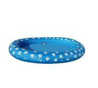 Radeau Flottant pour Piscine pour Chiots - Chaise Longue Gonflable, Portable, sûre et Confortable pour Animaux de Compagnie, Tapis de Natation antidérapant pour Chien, Flotteur d'eau d'été lég