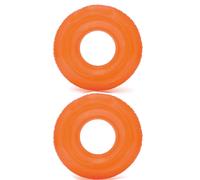 Radeau gonflable transparent et color pour piscine Intex 59260EP (lot de 2)