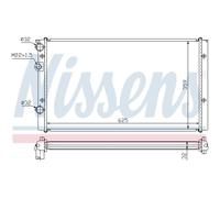 Radeau Moteur Autoccupe NISSENS Pour VW Lupo 6X1 6E1 Golf III 1H1 1H5