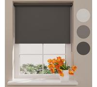 Radeco® Store Enrouleur Occultant sans perçage 70 x 150 cm, Anthracite, Facile à Poser, Store Enrouleur sans percage, Store sans percage