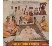 RADHA KRISHNA TEMPLE - hare krishna mantra / prayer to the spiritual masters 45 rpm single