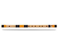 Radhe Flutes Fibre de PVC C naturelle Bansuri octave moyenne pour gaucher