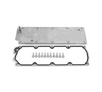 RADHLBNIU LS Gen 4 Valley Plaque de couvercle de poêle avec kit de boulons d'étanchéité compatible avec GM LS2 LS3 LS7 Chevy Silverado Sierra SUV 4,8 L 5,3 L 6,0 L 6,2 L Remplace # 12598832 12610141