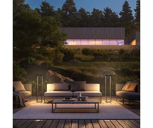 Radia - Borne & Potelet Solaire - Aluminium - Noir