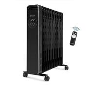 Radiateur à huile Orbegozo RAD 2510 Noir Numérique Écran LED Télécommande avec minuterie 24h G