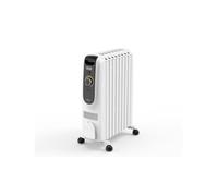 Radiador Eléctrico De'Longhi 2500W grande control giratorio efecto chimenea y seguridad avanzada