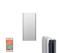 Radialight ICON Blanc/Gris | Radiateur électrique Bi-Mode à contrôle intelligent Pilotable avec contrôles à bord ou avec la APP Radialight (Dans le modèle Wi-Fi) (750W, Blanc)