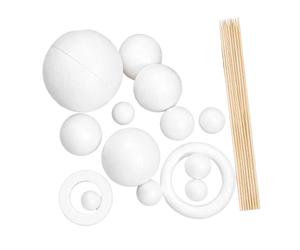RadianceBiz Boules de Polystyrène Expansé, Décorations pour La Maison, Mariages et Compositions Florales.