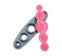 RadianceBiz Bouton Recouvert Fait Main Outil Multifonction pour Création de Boutons Tissu Accessoires Essentiels pour Couture Réparation Adapté Aux Créateurs et A, Rose