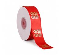RadianceBiz Décoratif en Polyester Satin Caractères Chinois Dorés pour Mariage Caau Emballage Décoration Fête Traditionnelle Rouleau 22 Mètres Largeur, Cœur .5cm