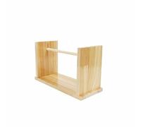 RadianceBiz Dévidoir de Laine en Bois Support à Fil Organisateur de Pelotes Base Stable Rotation Fluide pour Tricot Crochet Atelier, Moyen, Tête Carrée, Surface Lisse, Structure À Tenon Et Mortaise