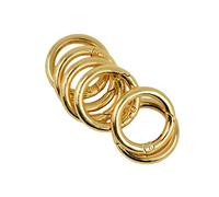 RadianceBiz Lot de 6 Rondelles de 28 Mm pour Porte-clés et Activités, Doré