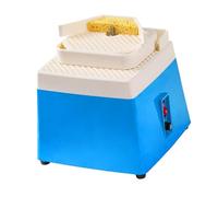 RadianceBiz Machine à Meuler Verre Mini Meuleuse Portable pour Verre Machine à Façonner Céramique avec Table Double Couche Système D'Alimentation En Eau Continue, Bleu