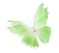 RadianceBiz Papillon Artificiel Immense Fleur Papillon Décor pour Fête Décoration de Vitrine Ornement Central Structure Légère et Robuste Convenable pour Maison J, Vert