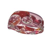 Radiant Berries Bandeau de sport pour un confort léger et absorbant Élastique Respirant Activités de plein air