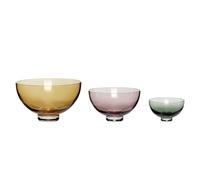 Radiant Bols Beige/ Rose/ Vert Set de 3