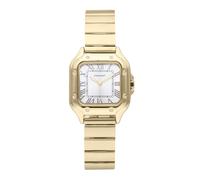 Radiant - Collection Chris Her - Montre analogique. Montre Bracelet pour Femme. Montre à Bracelet avec Cadran Blanc et Bracelet doré. Taille 27,5mm. 3ATM.