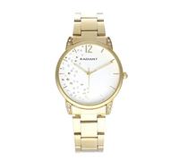 RADIANT - Collection Formentera - Montre analogique et Automatique. Montre-Bracelet pour Femme. Bracelet avec Cadran doré et Bracelet en Acier Inoxydable. Taille 36mm. 3ATM.