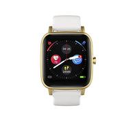 Radiant -Collection Queensboro-Montre Intelligente, Smartwatch avec fréquence Cardiaque, tensiomètre, Moniteur de Sommeil et Fonction de Bracelet d'activité numérique. Compatible avec Android iOS.
