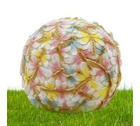Radiant Globe Lantern, Weatherproof Sun Powered Lamp, 7.2x7.24x5.91 inches with dynamic effect, Energy Driven Yard Lamp, Floating Crystal Design Globe, Outdoor Patio Balcony Use