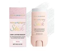 Radiant Highlighter Stick - Face Glow Makeup Cream, Stick Applicator, Cream Base Formula Blend, Cosmetic Beauty Tool, Face Highlight for Parties Office Travel 30g