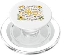 Radiant Mom Motif Floral Bourdon PopSockets PopGrip pour MagSafe
