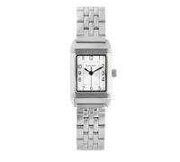 Radiant - Montre analogique analogique pour femme, boîtier Rect n-s de 34,10 mm, cadran argent/gris, bracelet en acier argenté/gris avec fermeture déployante, pile incluse, étanche 3 ATM