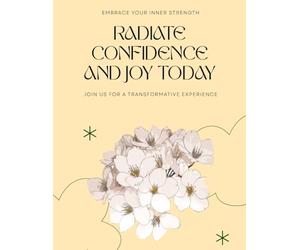 Radiate confidence and enjoy today -Writing journal : paperback: Embrace your inner strenght