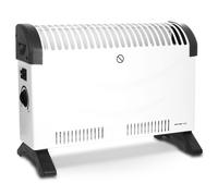 Radiateur à Air Chaud, 3 Niveaux Puissance, Régulateur de Température Thermostat, 2000W, Blanc, emerio, CH-128215
