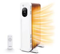 Radiateur à bain d'huile 11 éléments. 2300W, Télécommande, 3 Modes et Thermostat Réglable, Minuterie 24h, Silencieux - Cozy