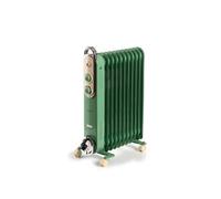 Radiateur à bain d'huile 11 éléments 2500W 3 niveaux de puissance - Vert et Beige