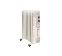 Radiateur à Bain d'Huile 2 kW 9 Eléments avec Programmateur 24 Heures (Type UK Model)