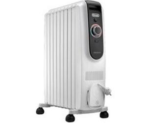 Radiateur à bain d'huile 2000 W Delonghi Dragon 5 - blanc - l.44 x P.26 x H.65 cm