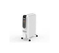 Radiador Eléctrico De'Longhi 2500W grande control giratorio efecto chimenea y seguridad avanzada
