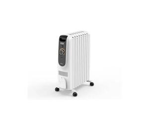 Radiateur à bain d'huile 2500W Blanc Delonghi Dragon 5