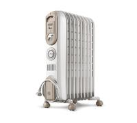 DE LONGHI V550918TWB Radiateur A Huile 1800 Watt 3LIV.POT. 9 Éléments 50MC Timer