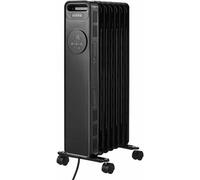 Radiateur électrique bain huile Mobile 1500W Thermostat électronique Télécom