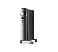 Supra Radiateur à bain d'huile OREA 2000 – 2000 W, 3 puissances, thermostat, noir, l.40×P.28×H.63 cm